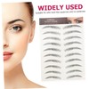 Outanaya Brows Makeup 12pcs Waterproof Brow Stickers Natural Look Travel
