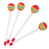 Sarini 4pcs Xylophone Mallets with Foam Heads,Lollipop Felt Drums, Percussion
