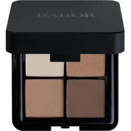 BABOR Eye Shadow Quattro Light & Dark, Four-piece Eyeshadow Palette, Coordinating Shades, Satin & Glossy, Easy Blendable, 6.8 g