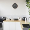 PRIM Grey Wooden Wall Clock Wall Clock Will Satisfy Everyone,