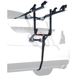 Allen Sports Deluxe 2-Bike Trunk Mount Rack, Model 102DB, Black/ Silver, 23 x 15 x 4 inches