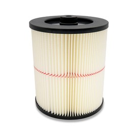 9-17816 Filter for Craftsman Shop Vac Filter 17816 Replacement Red - Stripe Filter 9-17816 WetDry Air Filter Replacement Part fit 5 Gallon & Larger Vacuum Cleaner 917816 Cartridge Filter