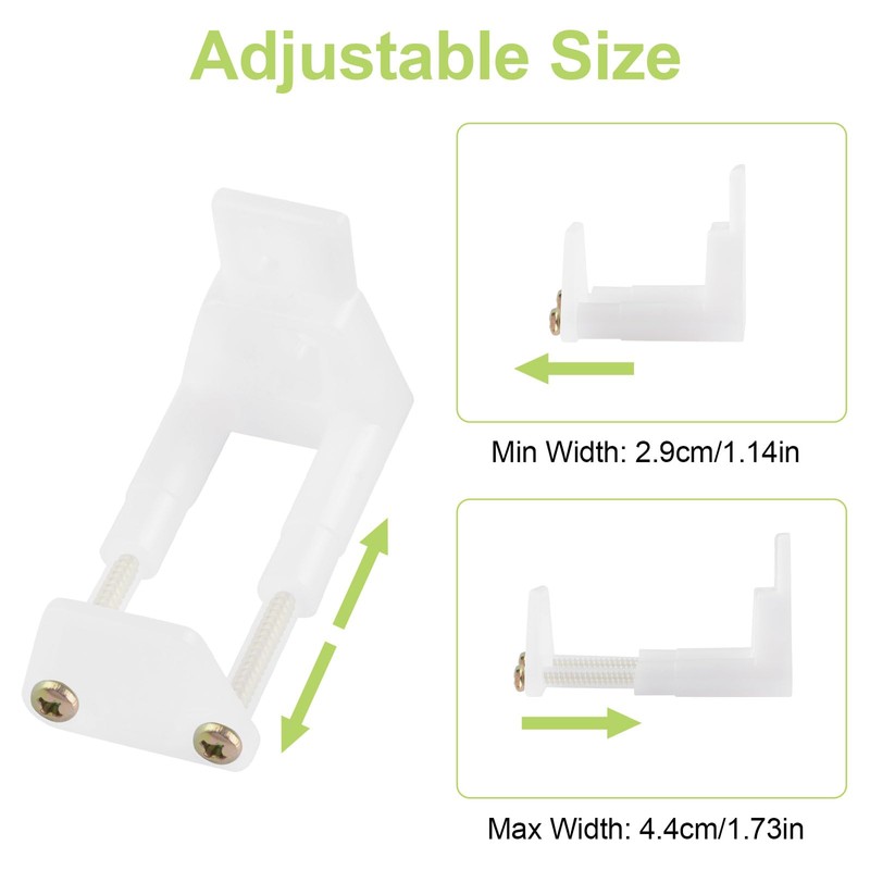 UFURMATE RV Sliding Door Guide, 2Pcs Wall Mounted Sliding Barn