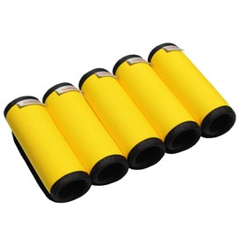 Gowraps Neoprene Luggage Handle Wraps For Traveling Bright Color Luggage Tags|Handle Wraps|Handle Covers (Gold)