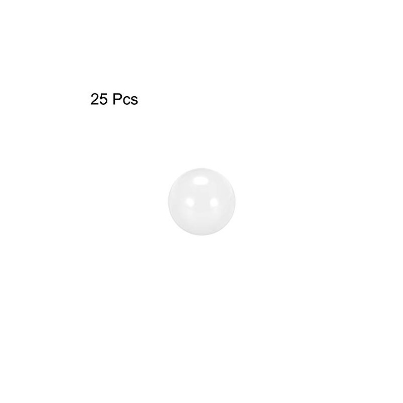 sourcing map 2.5mm Ceramic Bearing Balls, ZrO2 Zirconium Oxide Ball