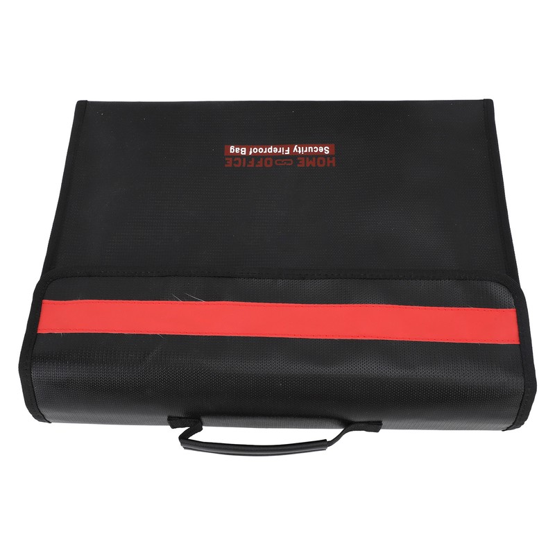 Fireproof Document Bag Large Capacity Waterproof Safe File Storage Organizer