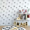 Stencil Revolution Rainy Clouds Pattern Wall Stencil - Durable &