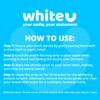 WhiteU Teeth Whitening Strips – 14 Strips – Peroxide-Free, Enamel-Safe,