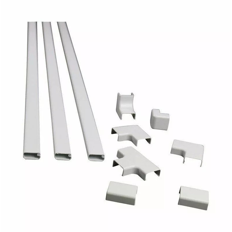 Wiremold C210 CordMate II White Plastic Cord Cover and Cable