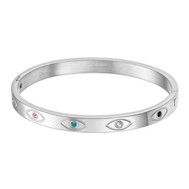 CLEPSIDRA® Pulseras para mujer de acero inoxidable. Brazalete ajustable uso diario. Regalos para mujer, mamá, novia o amiga. Joyeria para toda ocasion. Accesorios para mujer a la moda. Jewelry Gift