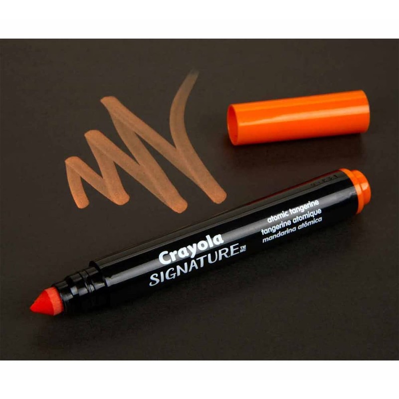 Crayola Signature Neon Markers, Light Effects, 6 Count, Gift for