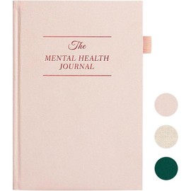 Mental  Journal for Women and Men -  & Guided Journal with Mood & Habit  - Take 5 Minuets Everyday - 91 Days Self Care Journal with Prompts, Pink - Color: Pink
