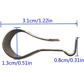 TAKPART 4x Universal Windscreen Wiper Linkage Repair Clamp Stabiliser Coupling Rod Clip Repair Kit