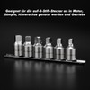 CASOMAN Oil Drain Plug Key Set, 1/2" Drive, 8mm, 10mm,