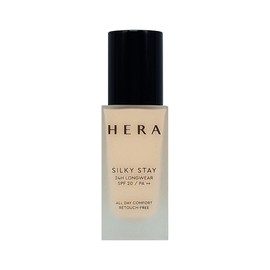 Hera Silky Stay 24H Longwear Foundation 30g provides powerful fitting power. / 헤라 실키 스테이 24H 롱웨어 파운데이션 30g 강력한 피팅력을 선사