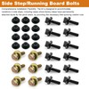 Fits Jeep Wrangler JK JL 07-25 Side Step/Running Board Bolts