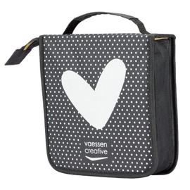 Vaessen Creative Storage, Empty, to Organise and Store Cutting Dies, Stamps and Embossing Folders, 9.8 x 9.8 x 3.1 inches,Black