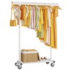 HYSEYY Clothes Rack, Clothing Rack for Hanging Clothes, Rolling Garment