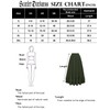 Renaissance Skirt Women Ren Faire Medieval A Line Ruffle Wine