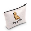 ZJXHPO Golden Retriever Cosmetic Bag Golden Retriever Lover Gift Mothers