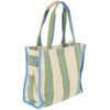 Sun 'N' Sand Sea Turtle Canvas Beach Tote Bag One