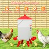 ZenxyHoC 3.6 Gal Chicken Waterer with Anti-Roost Cone, 3 Height