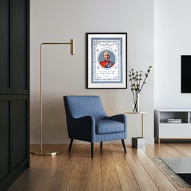 SAJAK King Charles III Coronation Commemorative Kitchen Tea Towel: The Perfect Souvenir for Royal Fans and Home Decor Enthusiasts, Grey, 48 x 72 cm, 19014