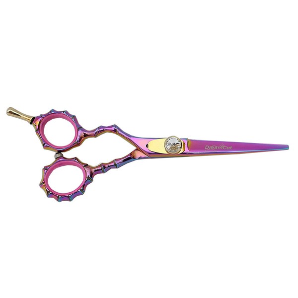 Left Handed Professional 5.5" Razor Titanium Coated Lefty Barber Hair Scissors Shears by DreamCut