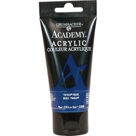 GRUMBACHER Academy Acrylic Paint Thalo Blue, Size: 254 oz (C203P)