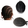 Mprosthesis Afro Toupee for Black Braids - Curly Wave 8X10