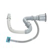Stainless Steel Sink Drain Assembly with Cage S Bend Hose