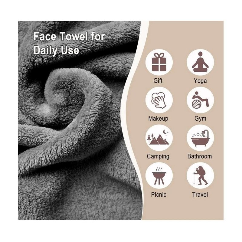 Makeup Remover Cloth, 6 inch x 6 inch Reusable Makeup