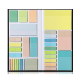 Mr. Pen- Transparent Sticky Note Set, 1650 Sheets, Pastel Colors, Tabs, Dividers, Translucent Planner Notes