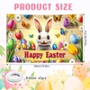 panemy Easter Banner, Happy Easter Banner for Easter Decoration, Easter