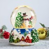 Taman Christmas Snow Globe, Snoman and Christmas Tress House Musical