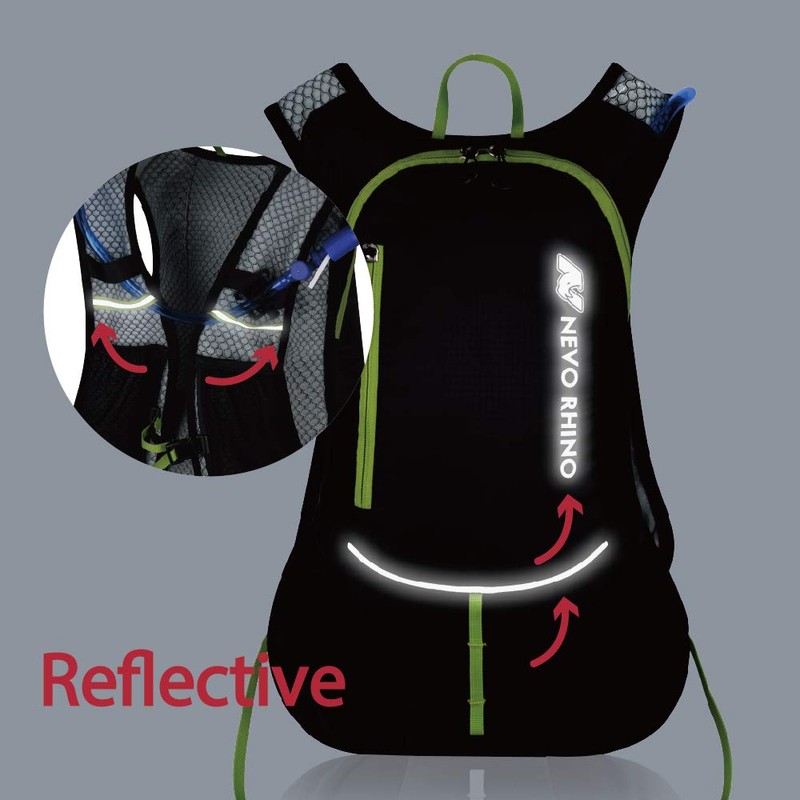 Hydration Backpack Water Backpack with BPA Free 2L Water Bladder
