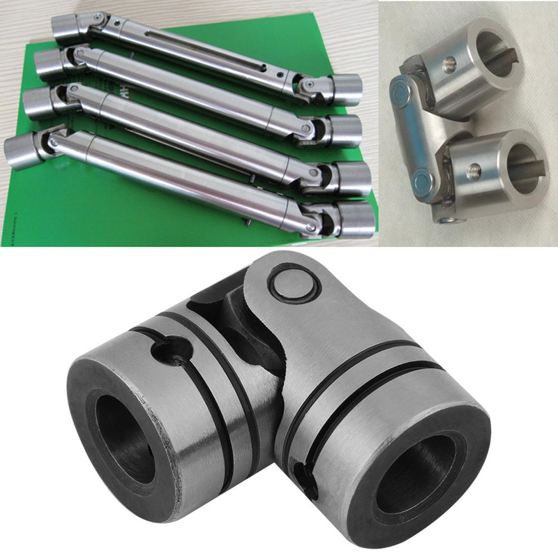 12mm Dia Shaft Coupling Motor Connector Steel Universal Joint 12×23×52mm