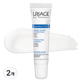 Uriage Barrierderm Cica Levre, mixed colors, 15ml, 2 pcs / 유리아쥬 베리어덤 시카 레브르, 혼합 색상, 15ml, 2개