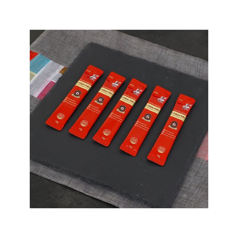Insanjukyeom K-진홍삼스틱골드 (10gx100포) K-Red Ginseng Stick Gold (10gx100 packs)