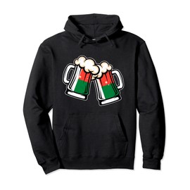 Madagascar Flag Beer Mug - Cool Malagasy Beer Pullover Hoodie