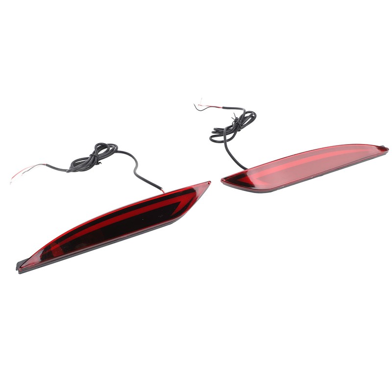 2Pcs LED Rear Bumper Reflector Light Waterproof Super Bright Long