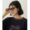 Milkfed Sunglasses LOGO WELLINGTON SUNGLASSES BLACK ONE SIZE, Black, Free