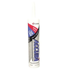 Tower Sealants TS-00031 10.5 fl-Ounce Accura Plus Acrylic Sealant with Silicone, White