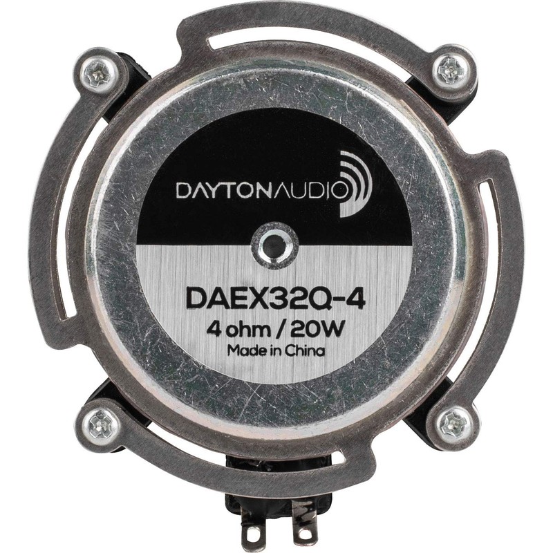 Dayton Audio DAEX32Q-4 Dual Steel Spring Balanced 32mm Exciter 40W