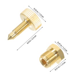 ABOOFAN 12Pcs Air Bleed Valve Exhaust Valve with Bleed Screws for Efficient Water Tank Boiler Heater Maintenance