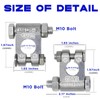 KeeRoarin Heavy Duty Marine Battery Connectors - Car Battery Terminal