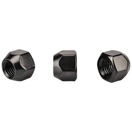 20x Black Wheel Nuts for Steel Rims M12 x 1.5 SW19