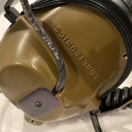 SONETRONICS New Sonetronics Military Noise Cancelling Headset H-227/U USGI US Army USMC NOS