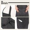 [JGP] Apron Set of 2, Black