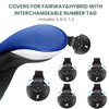 Golf Club Head Covers Woods Hybrids Value 3/4 Pack, Headcovers